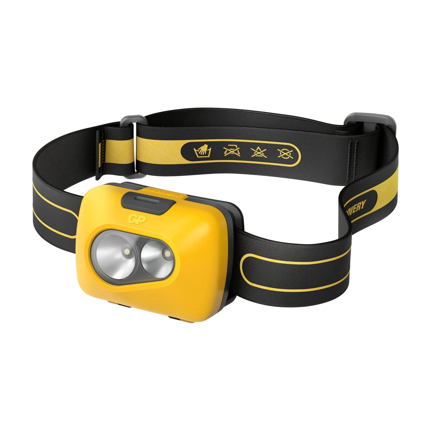 Merkloos GP CH32 100 Lm Hoofdlamp - 3x AAA - Afbeelding 3