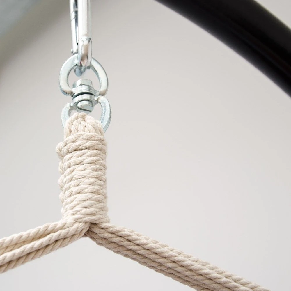 AMANKA 185 X 130 XXL Hangstoel - Light Grey - Afbeelding 6