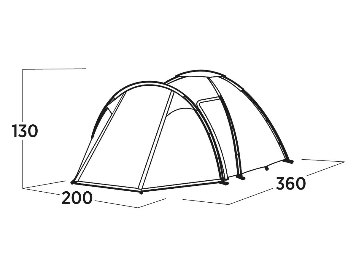 Easy Camp Lomsdal 3 Koepeltent - Afbeelding 4