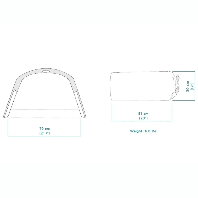 Merkloos Crua Twin Hybrid Tweepersoons Bivitent - Afbeelding 5