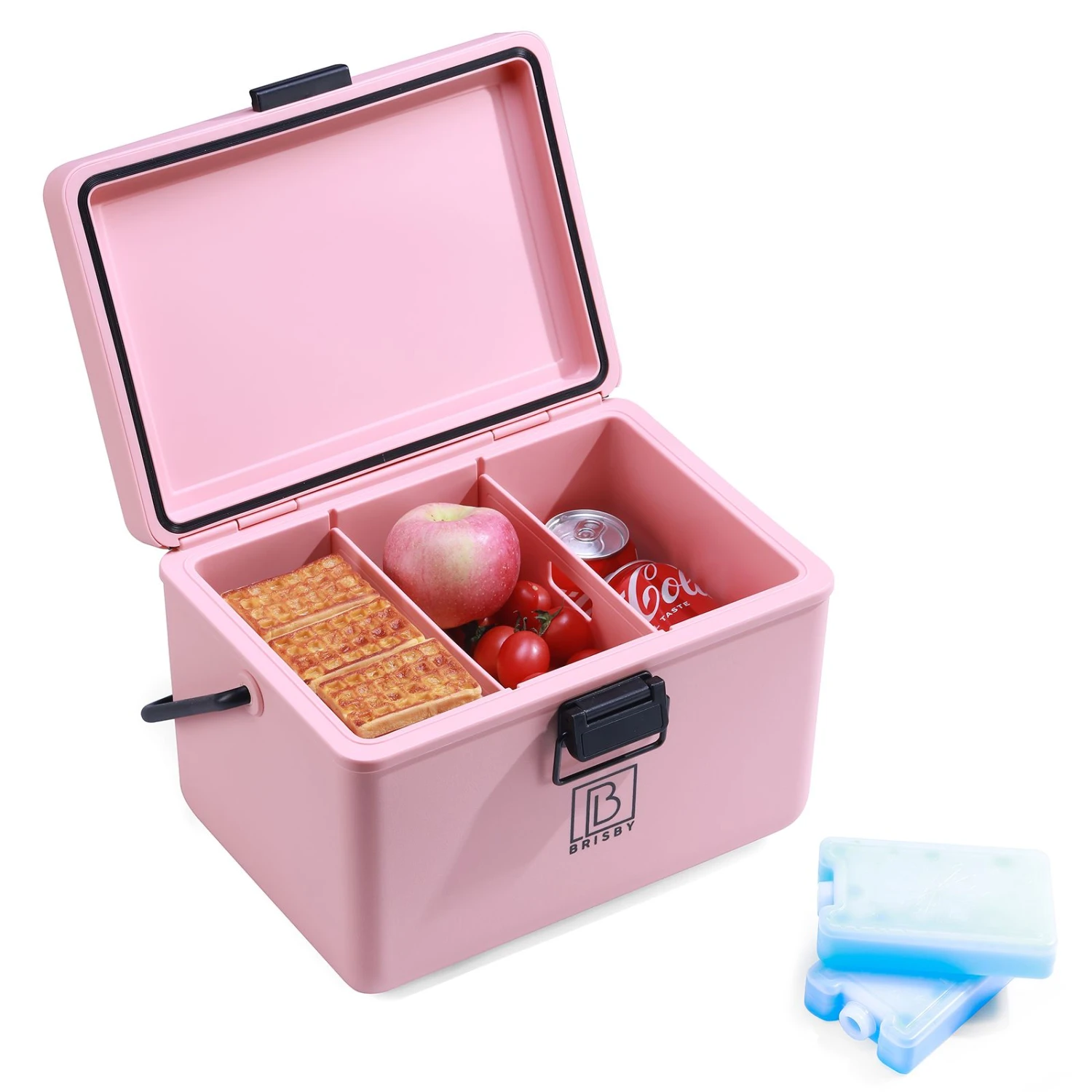 Brisby Frigobox 12 Liter Koelbox Met Koelelementen - Pink - Afbeelding 6