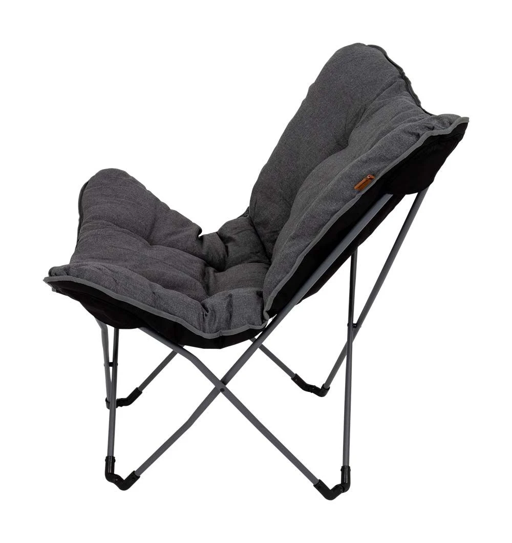 Bo-Camp Urban Outdoor Redbrigde L Vlinderstoel - Grey - Afbeelding 3