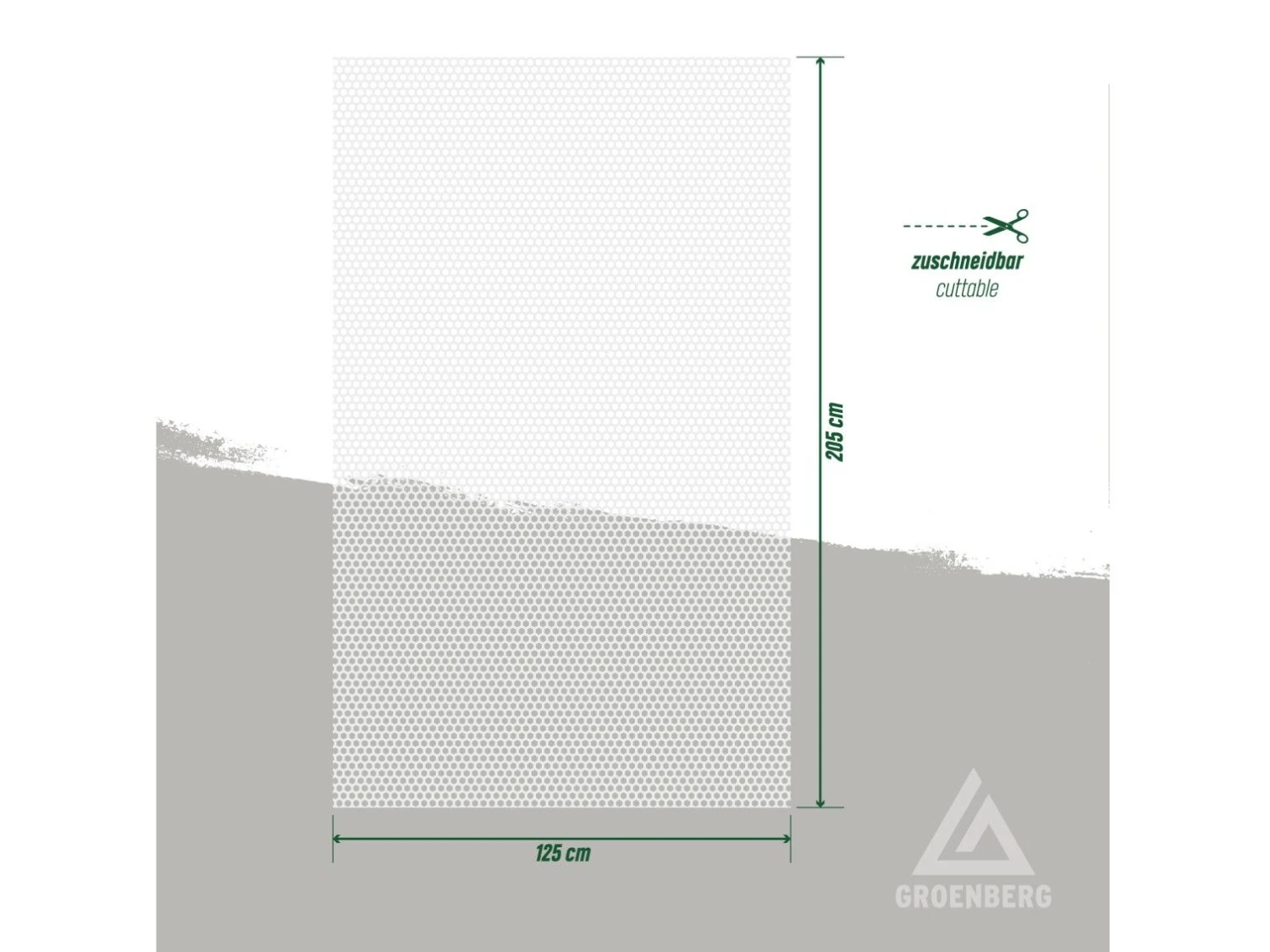 Groenberg 3D Airmesh Layer Condensmat - 205 X 100 Cm - Afbeelding 2