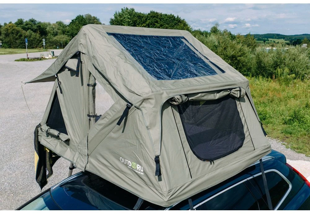 OutdoorU Compact 2-persoons Daktent - Grey - Afbeelding 6