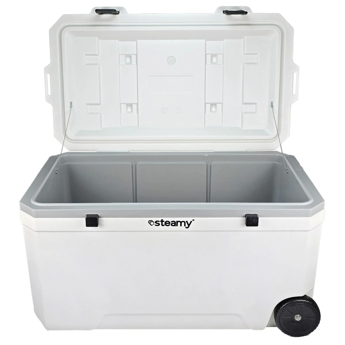 Steamy Marine 120 Roller, Koelbox Op Wielen, 120L, Wit - Afbeelding 5