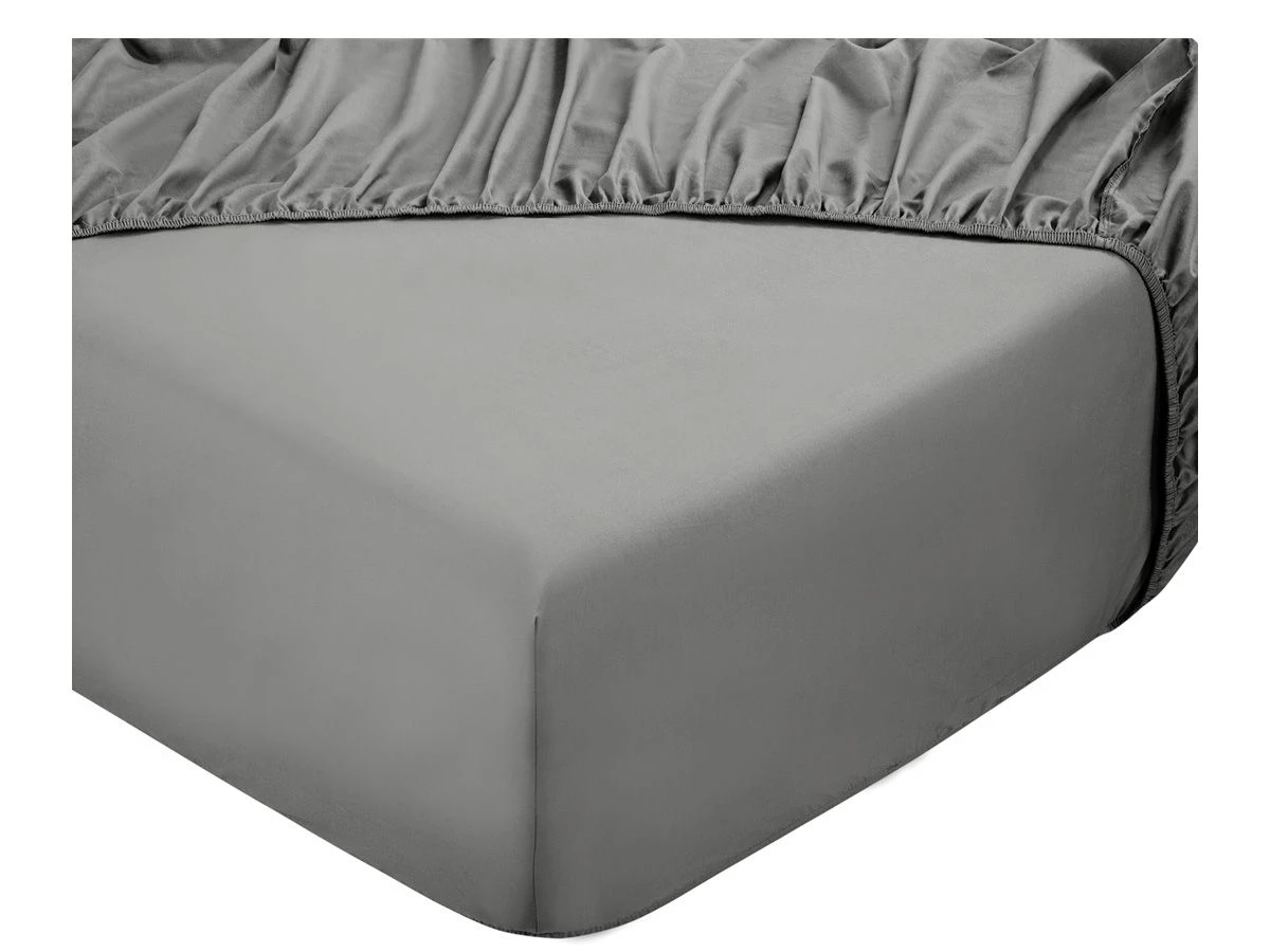 DoubleDry Home 180 X 200 Cm Hoeslaken - Grey