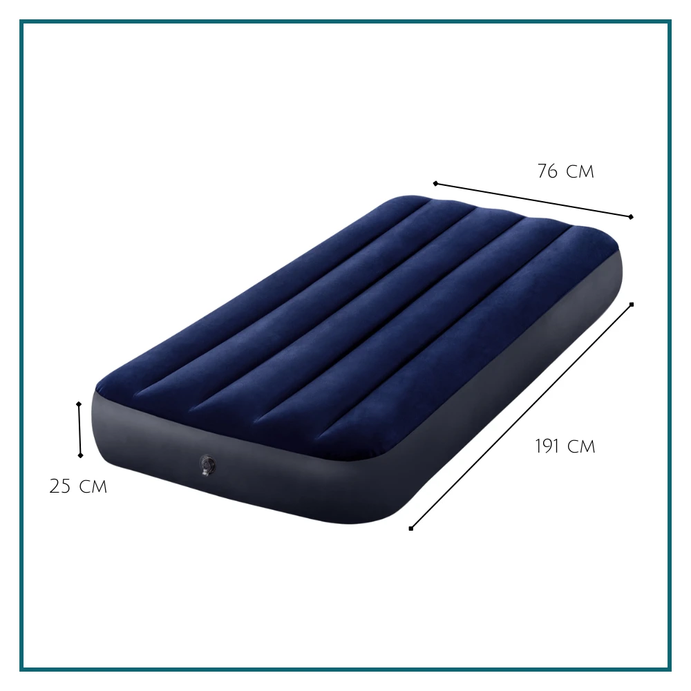 HIXA 1 Persoons Luchtbed - DarkBlue - Afbeelding 2