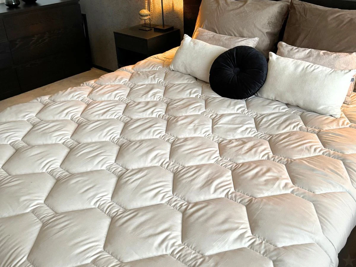 HappyBed Taupe Dekbed - 160 X 200 Cm - Afbeelding 6