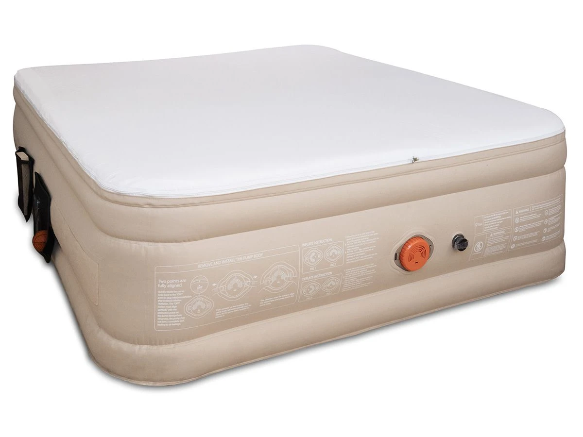 Merkloos FLOAT Cloudspring 2-persoons Luchtbed Met Foam Topper