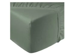 DoubleDry Flanel 180x200 Cm Hoeslaken - Oud Groen