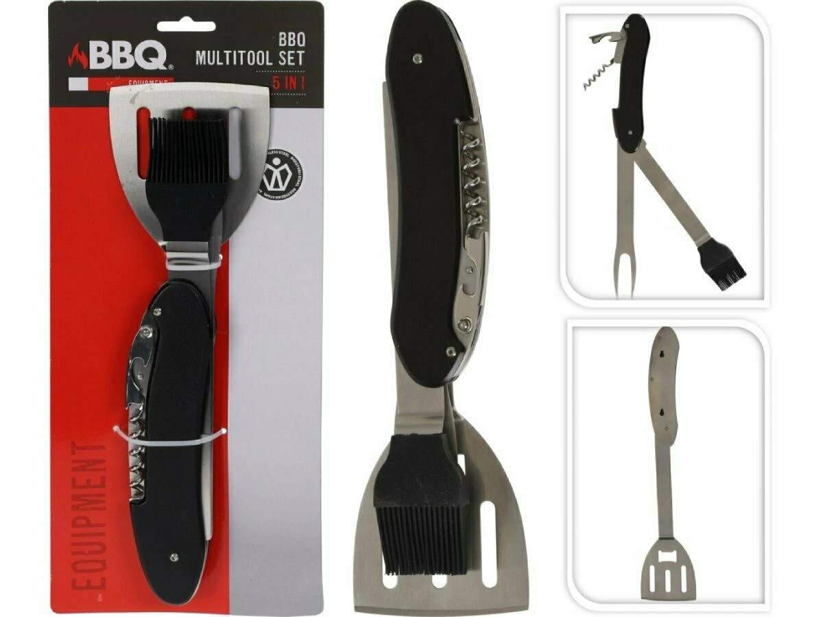 5 In 1 BBQ Gereedschap Multitool - Afbeelding 2