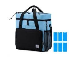 Merkloos Brisby 4-laags Geïsoleerde 40 Liter Koeltas - Blue