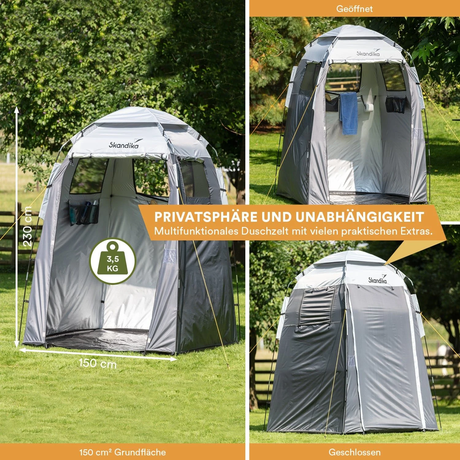 Skandika Camping Douchetent - Afbeelding 2