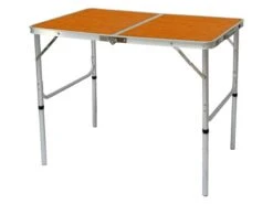 AMANKA 90x60 Bamboe Design Aluminium Kampeertafel