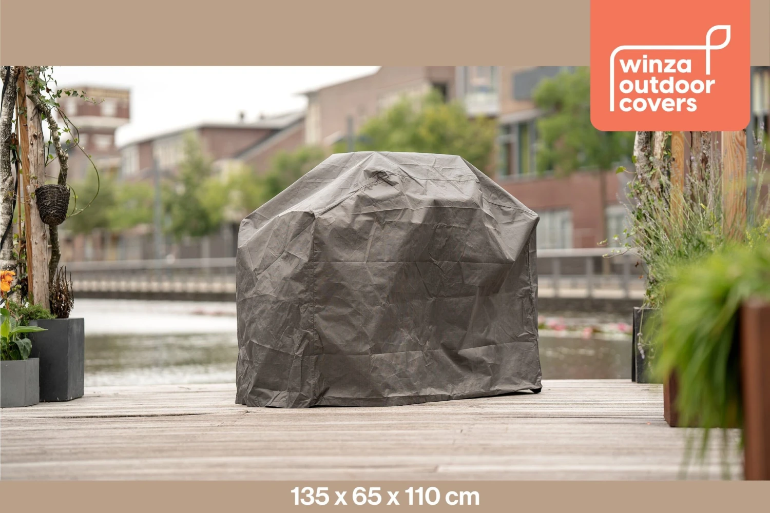 Winza 135 X 65 X 110 Cm Barbecue Beschermhoes - Afbeelding 3