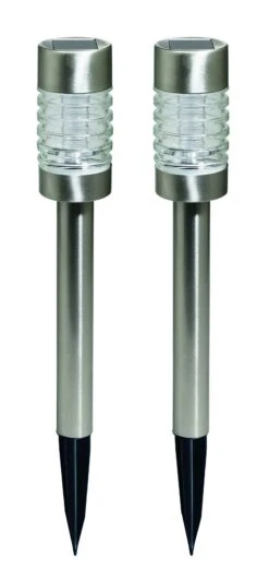 Luxform Torino Set Van 2 Staande Solarlampen