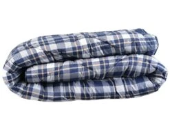 HappyBed Blue Tartan Zomerdekbed - 240x220 Cm
