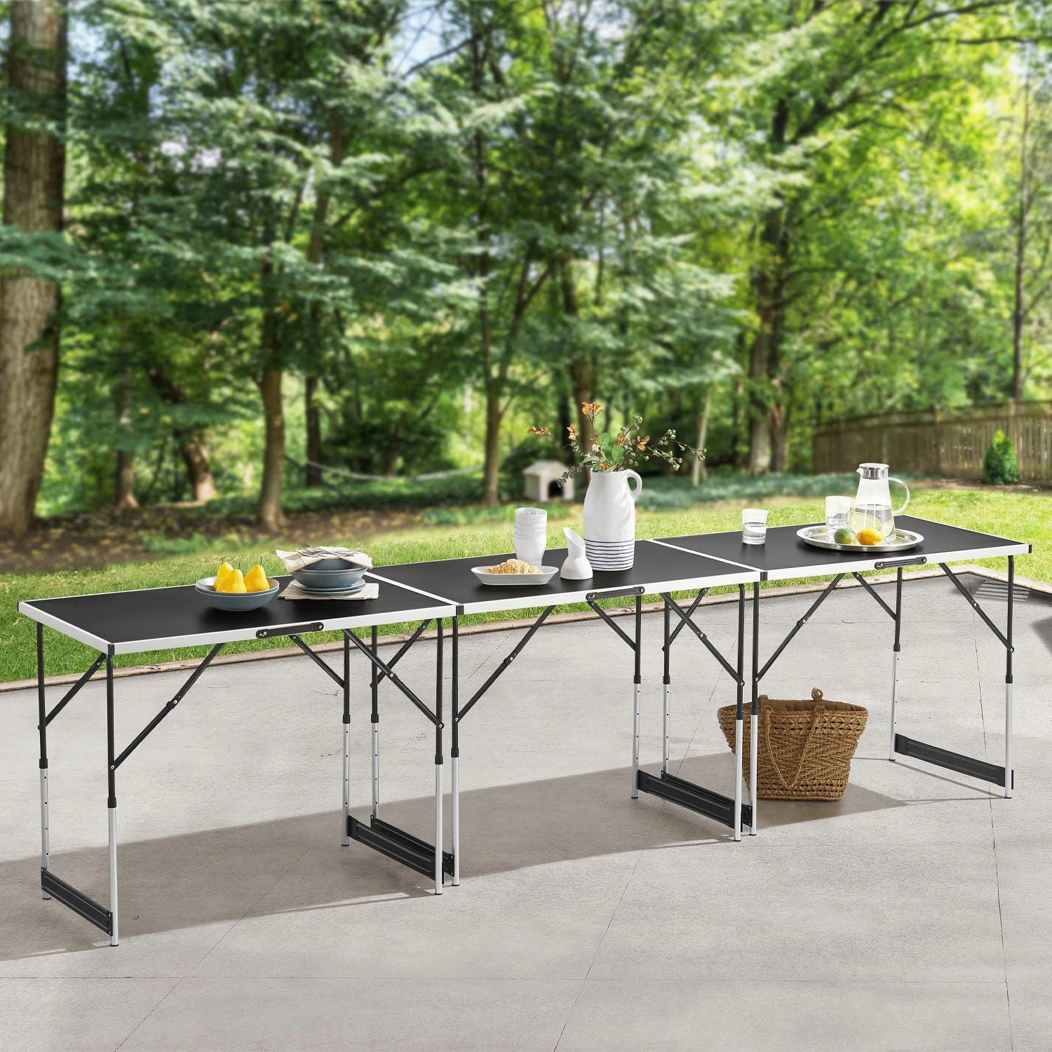 Juskys Set Van 3 Campingtafels - Afbeelding 2