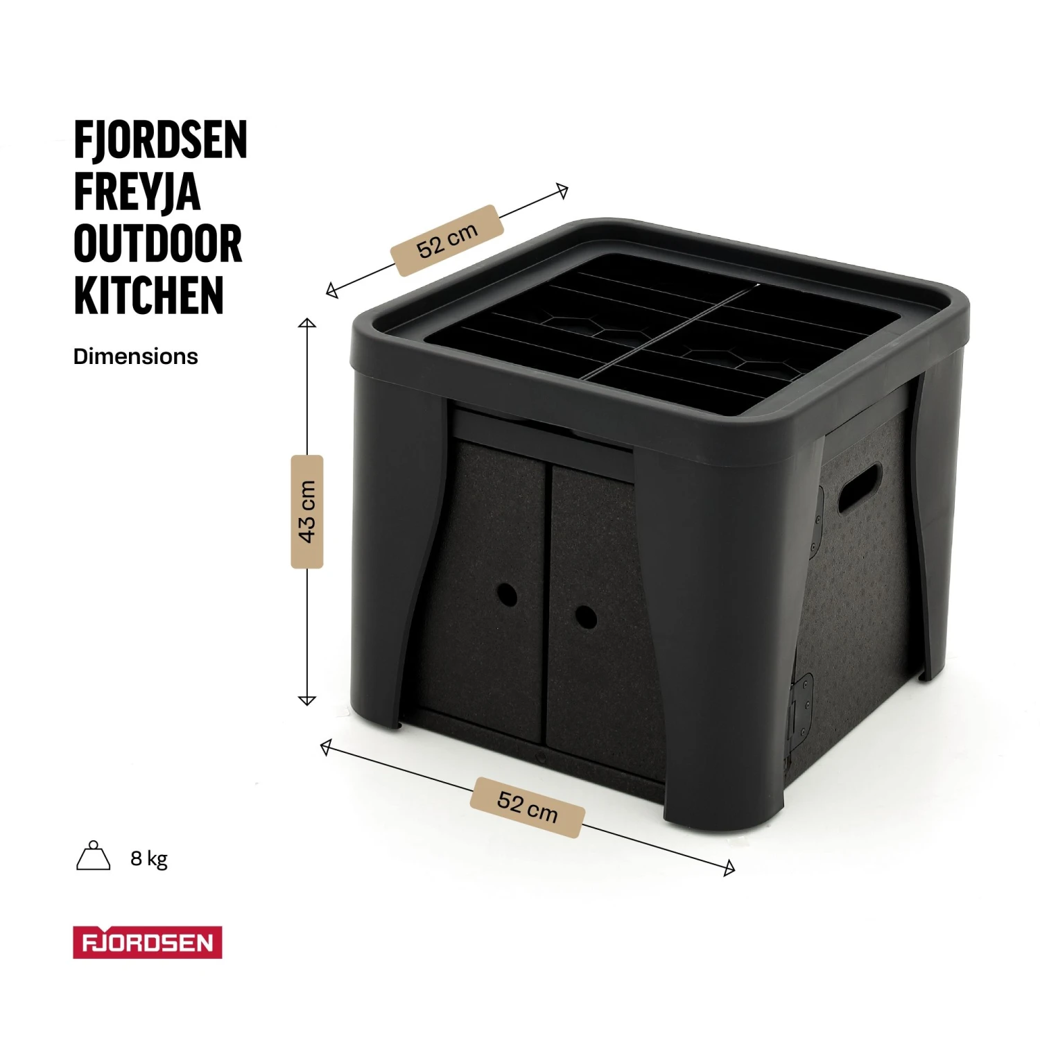 Fjordsen Freyja Kampeer Keuken / Buitenkeuken - Afbeelding 5