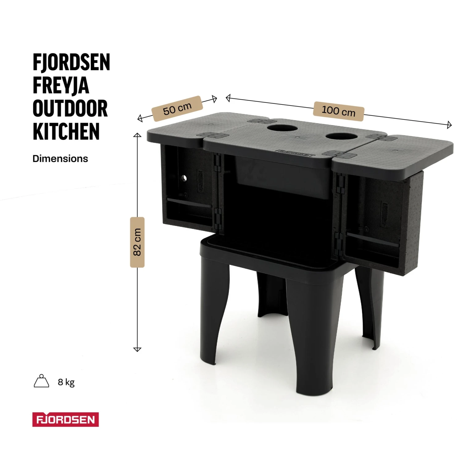 Fjordsen Freyja Kampeer Keuken / Buitenkeuken - Afbeelding 4