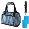 Merkloos Brisby Zigzag Blauw 10 Liter Koeltas