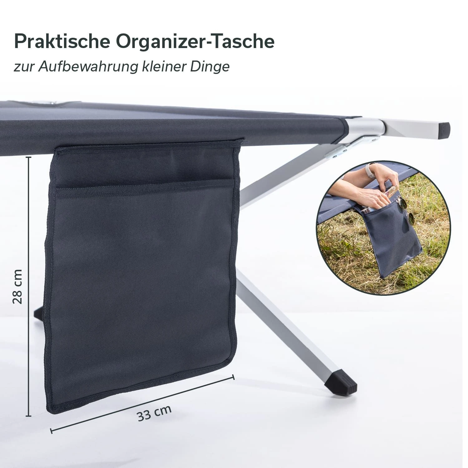 Skandika Vuoma Ligbed - Blue - Afbeelding 5