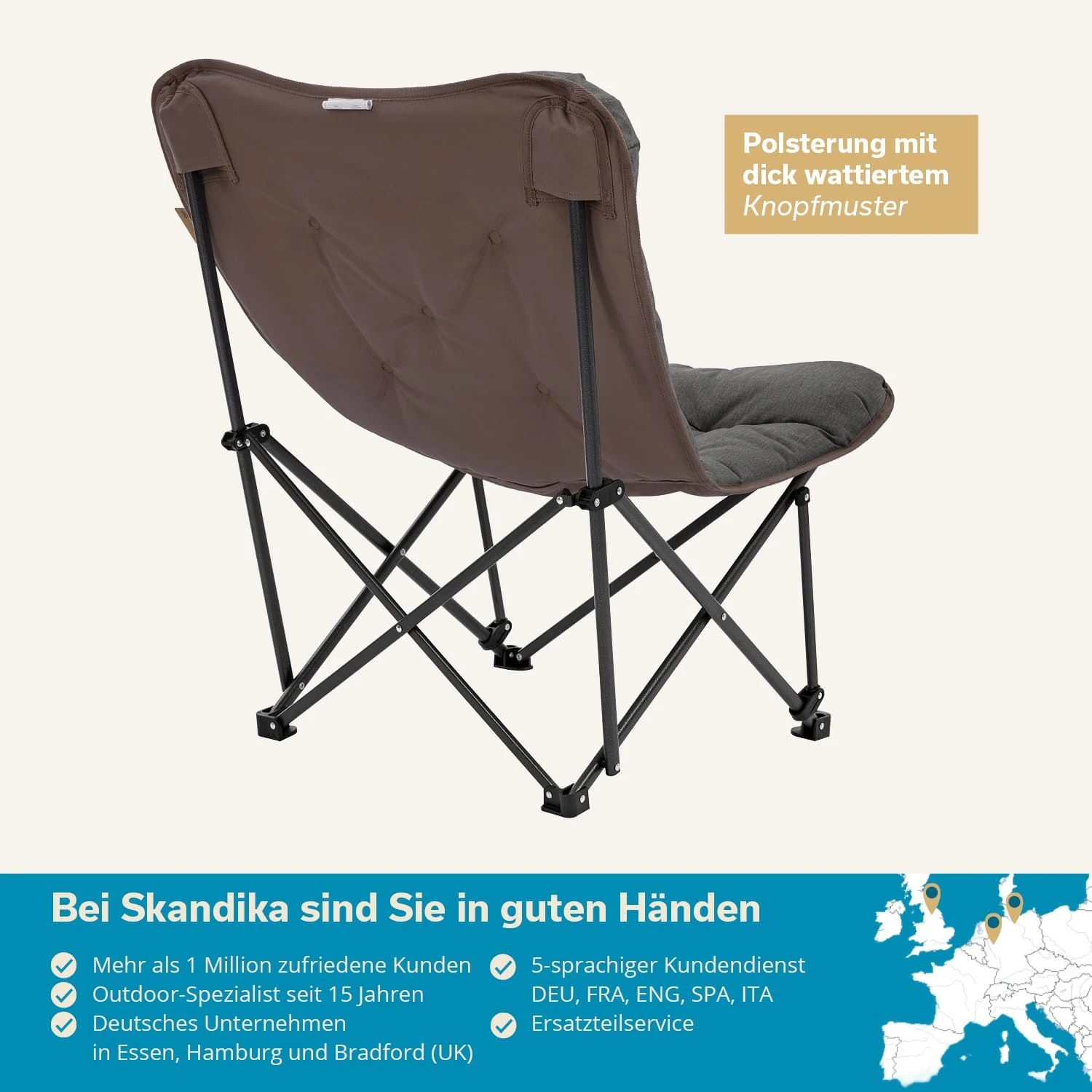 Skandika Mala Campingstoel - Afbeelding 6