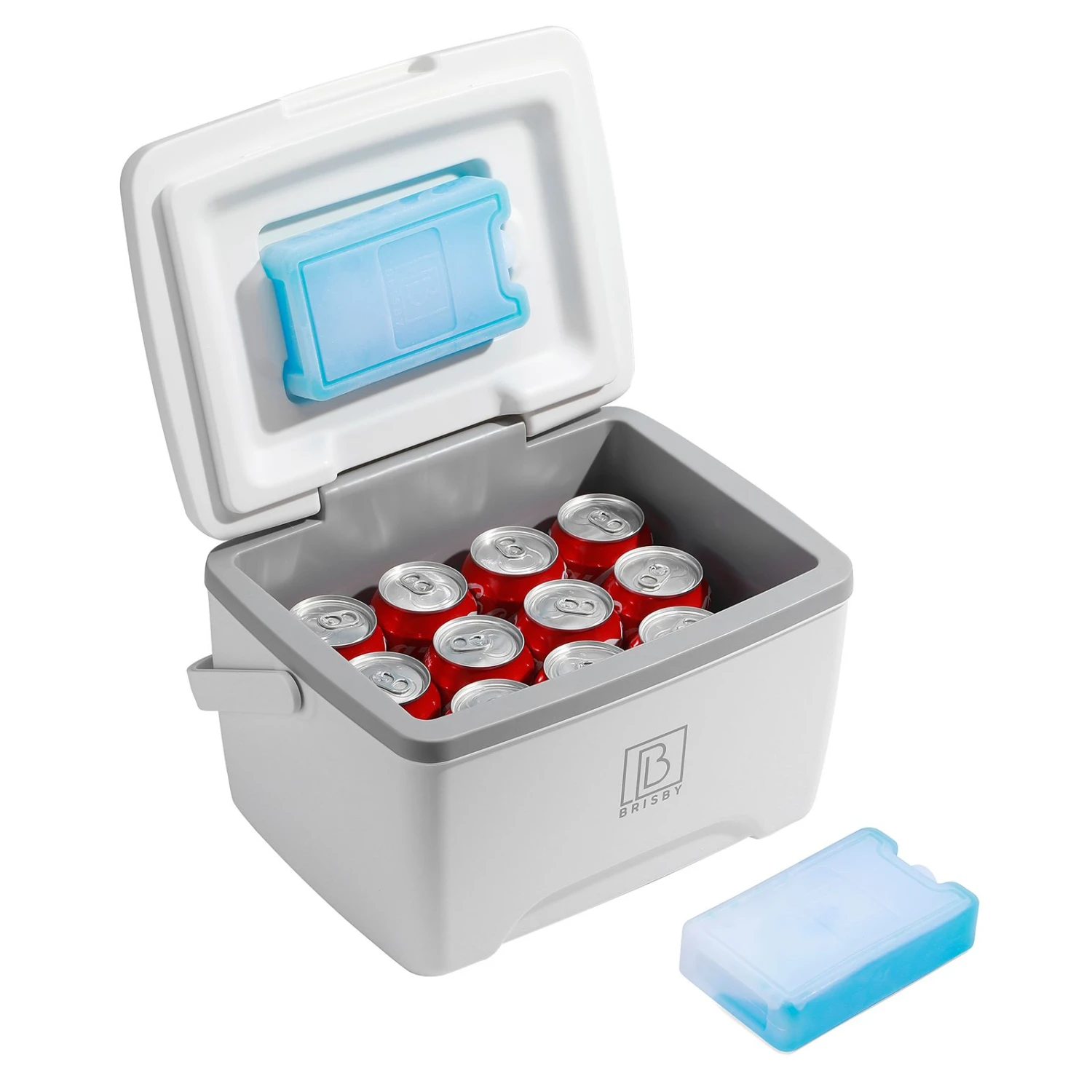 Brisby 8 Liter Koelbox Met 2 Koelelementen - White - Afbeelding 2