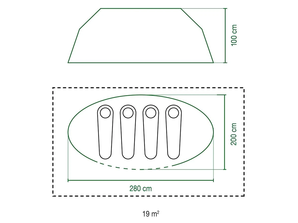Coleman Galiano 4 Pop-up Tent - Afbeelding 6