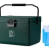 Brisby Frigobox 12 Liter Koelbox Met Koelelementen - Green