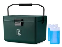 Brisby Frigobox 12 Liter Koelbox Met Koelelementen - Green