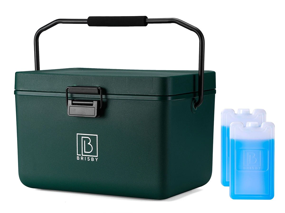 Brisby Frigobox 12 Liter Koelbox Met Koelelementen - Green