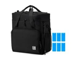 Merkloos Brisby 4-laags Geïsoleerde 40 Liter Koeltas - Black