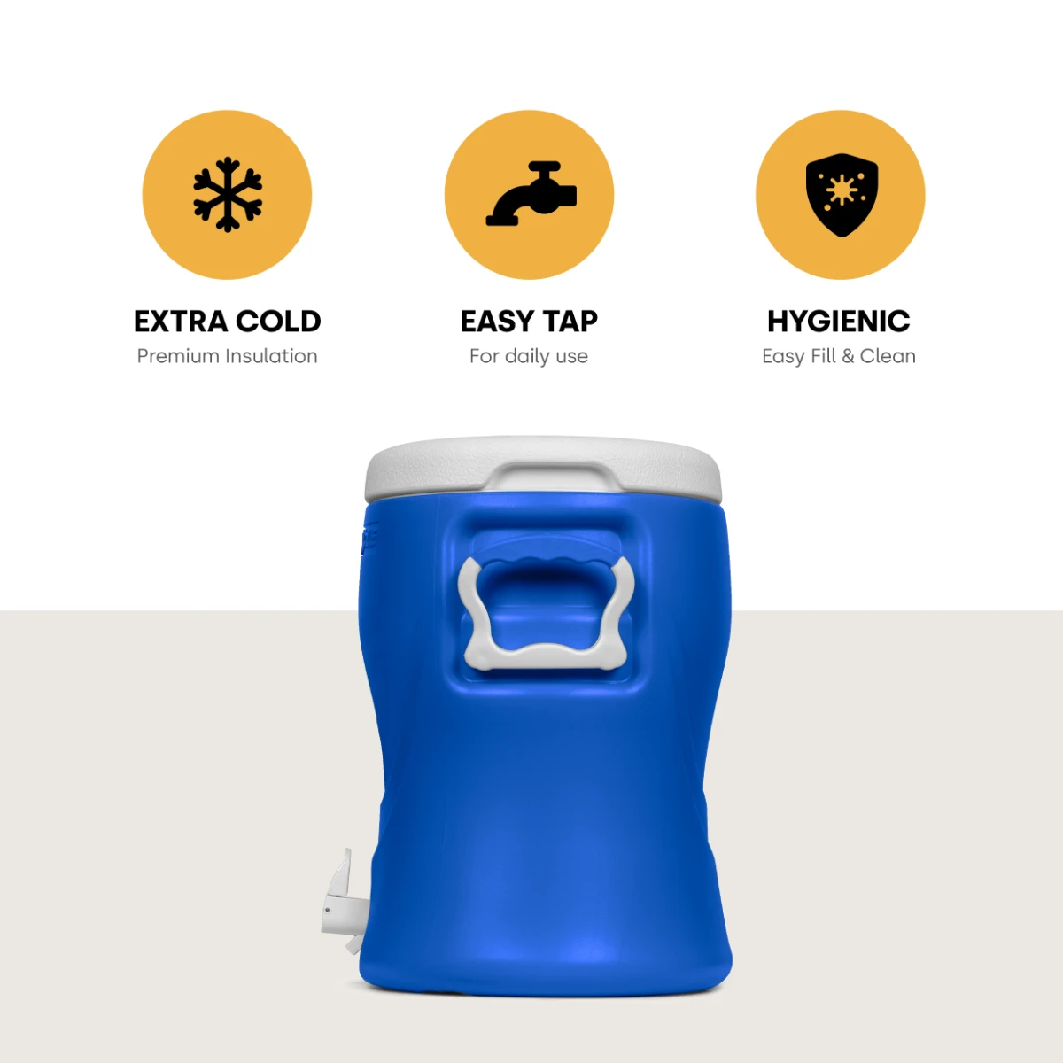 Merkloos Pinnacle Platino 3 Gallon Drankkoeler - Blue - Afbeelding 2