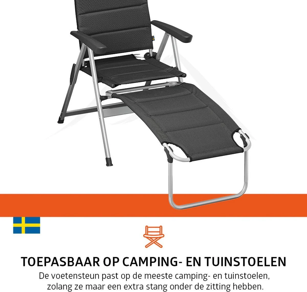 Campout 48 X 76 Cm Voetensteun - Grey - Afbeelding 3