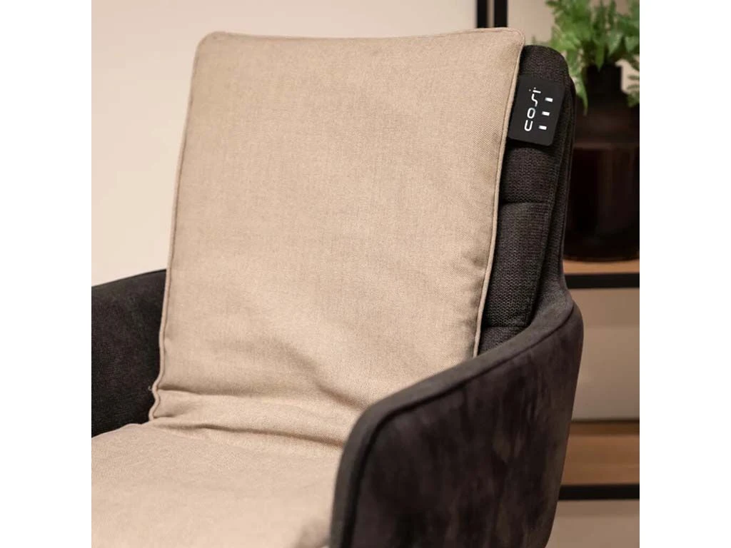 Cosiseat Double Verwarmd Zitkussen - Solid Natural - Afbeelding 3