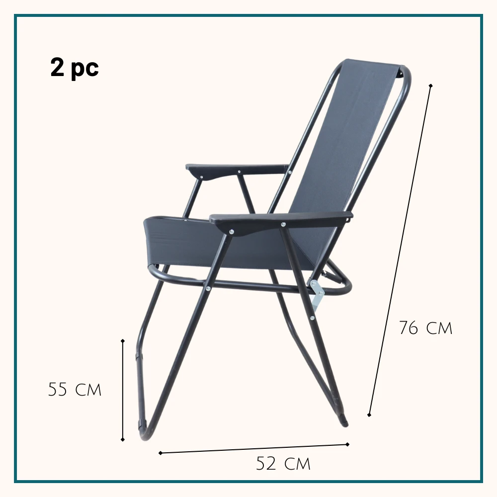 HIXA Strandstoel - Set Van 2 - Afbeelding 4