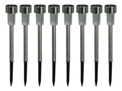 Luxform Siena Set Van 8 Solar Buitenlampen