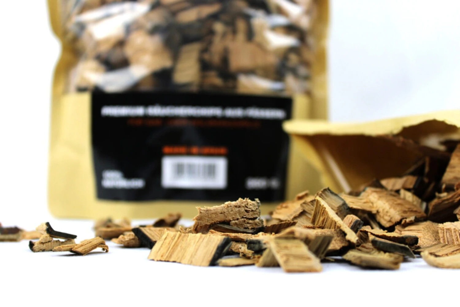 Merkloos BlackSellig Cognac 360 Gram Rookchips - Afbeelding 2