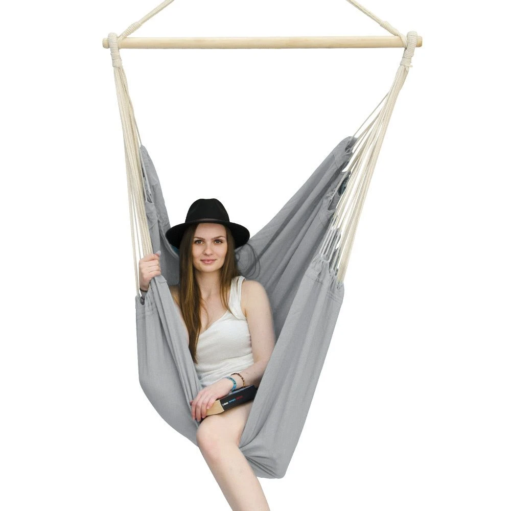 AMANKA 185 X 130 XXL Hangstoel - Light Grey - Afbeelding 2