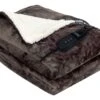 Luvego Fleece/sherpa Elektrische Deken - Dark Brown