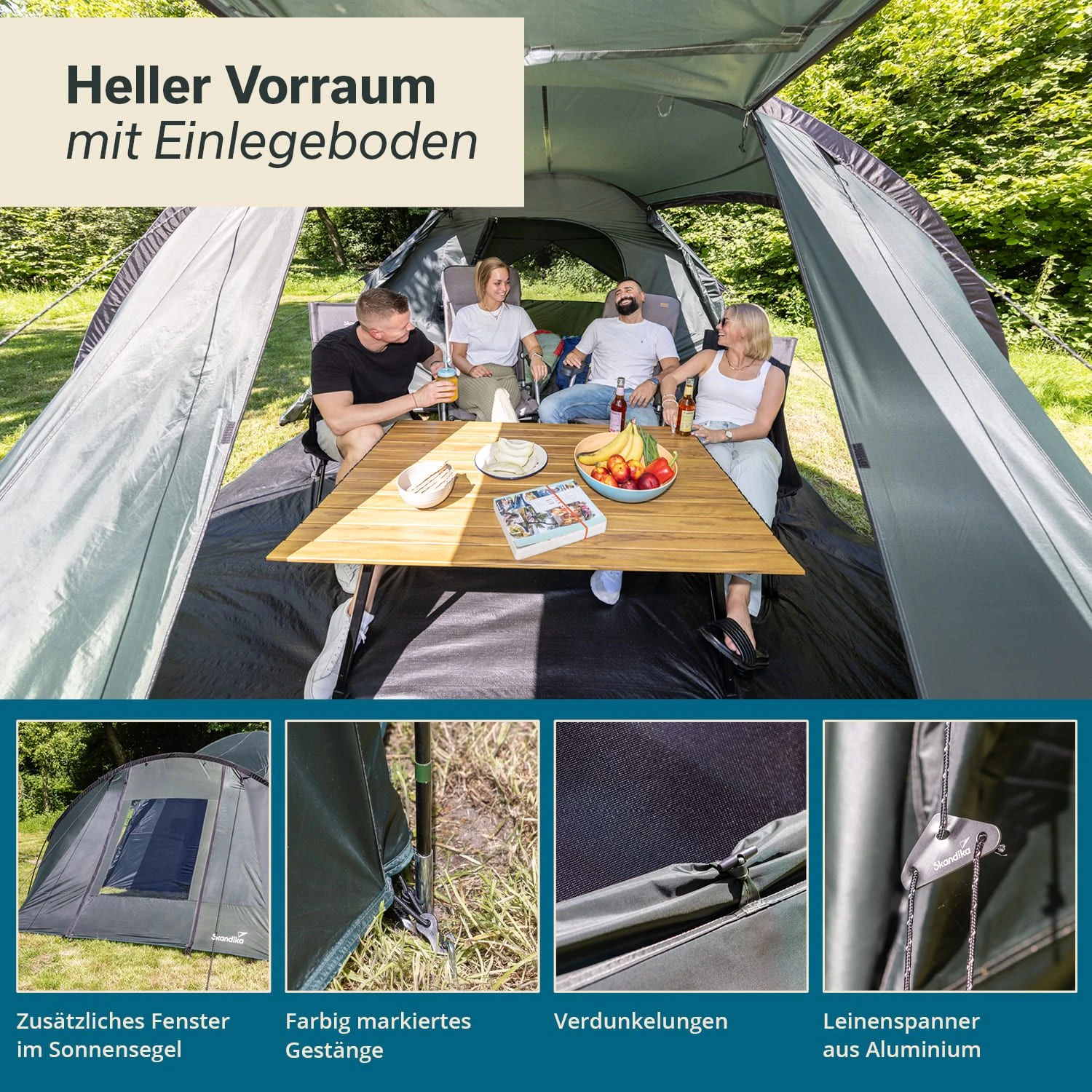 Skandika Västervik 5 Koepeltent - Afbeelding 5