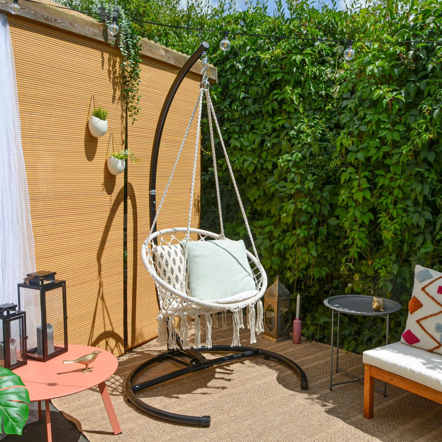 AMANKA Tot 150 Kg Buiten & Binnen Hangstoelframe - Afbeelding 3