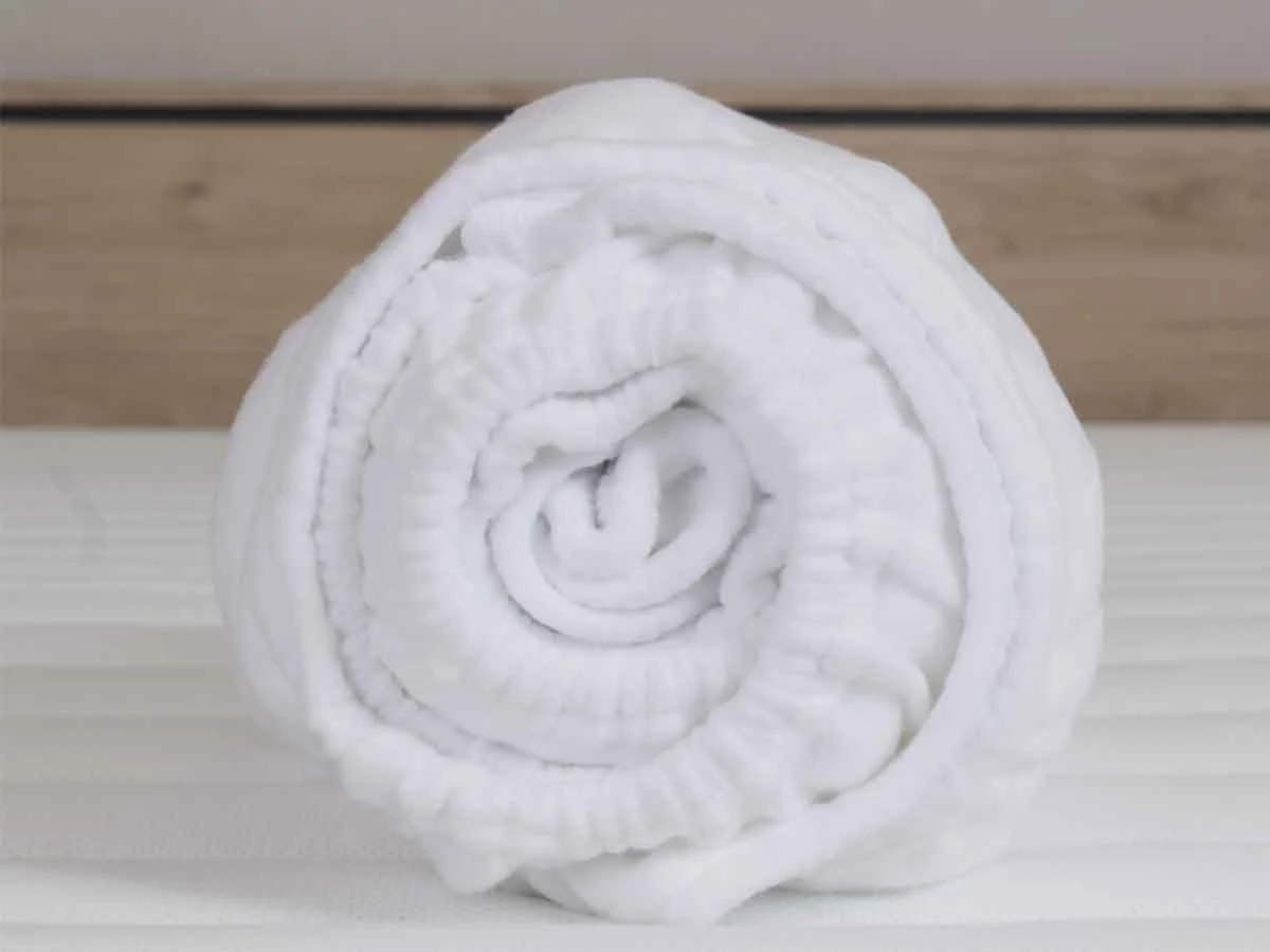 DoubleDry Molton 180 X 200 Cm Hoeslaken - Basic Wit - Afbeelding 4