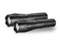 FlinQ Set Van 2 Militaire Zaklampen Met Batterijen