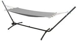 AMANKA 335 X 100 Cm Hangmat Met Frame - Grey