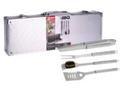 BBQ 4-delige Gereedschapsset In Koffer