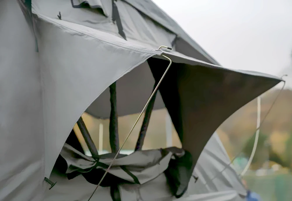 OutdoorU Expedition 4 Personen Daktent - Grijs - Afbeelding 5