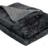 Luvego Fleece/sherpa Elektrische Deken - Dark Grey