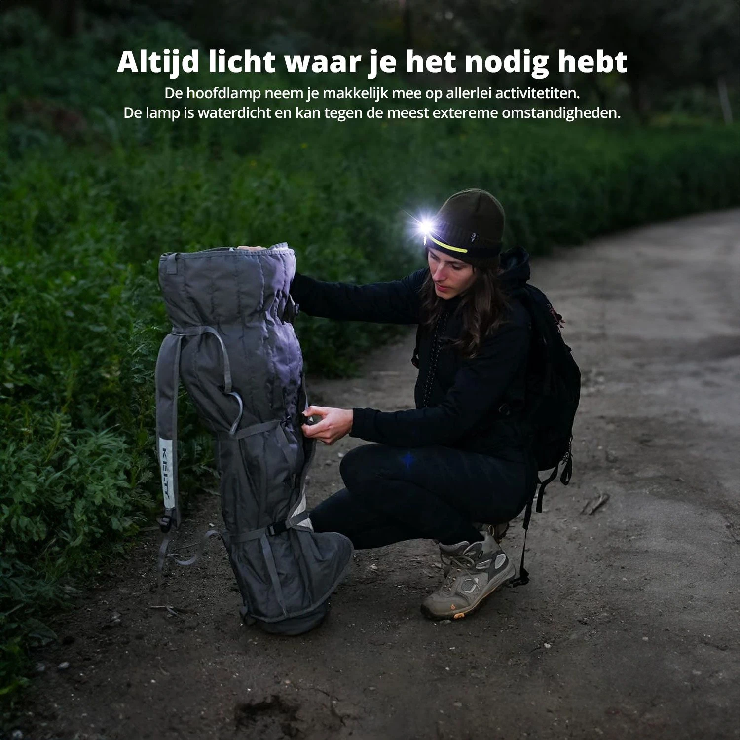 FlinQ Oplaadbare LED Hoofdlamp - Afbeelding 6